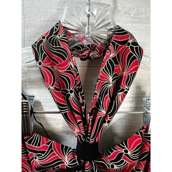 Kenneth Cole New York Halter Top Printed Small - Picture 7 of 9